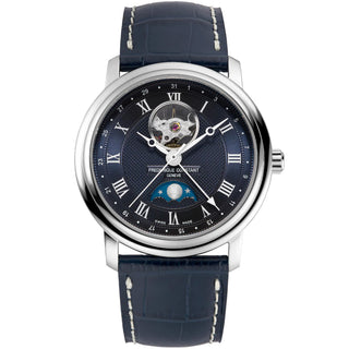 Frederique Constant - Classics Heart Beat Moon-phase Blue Dial Date - FC-335MCNW4P26