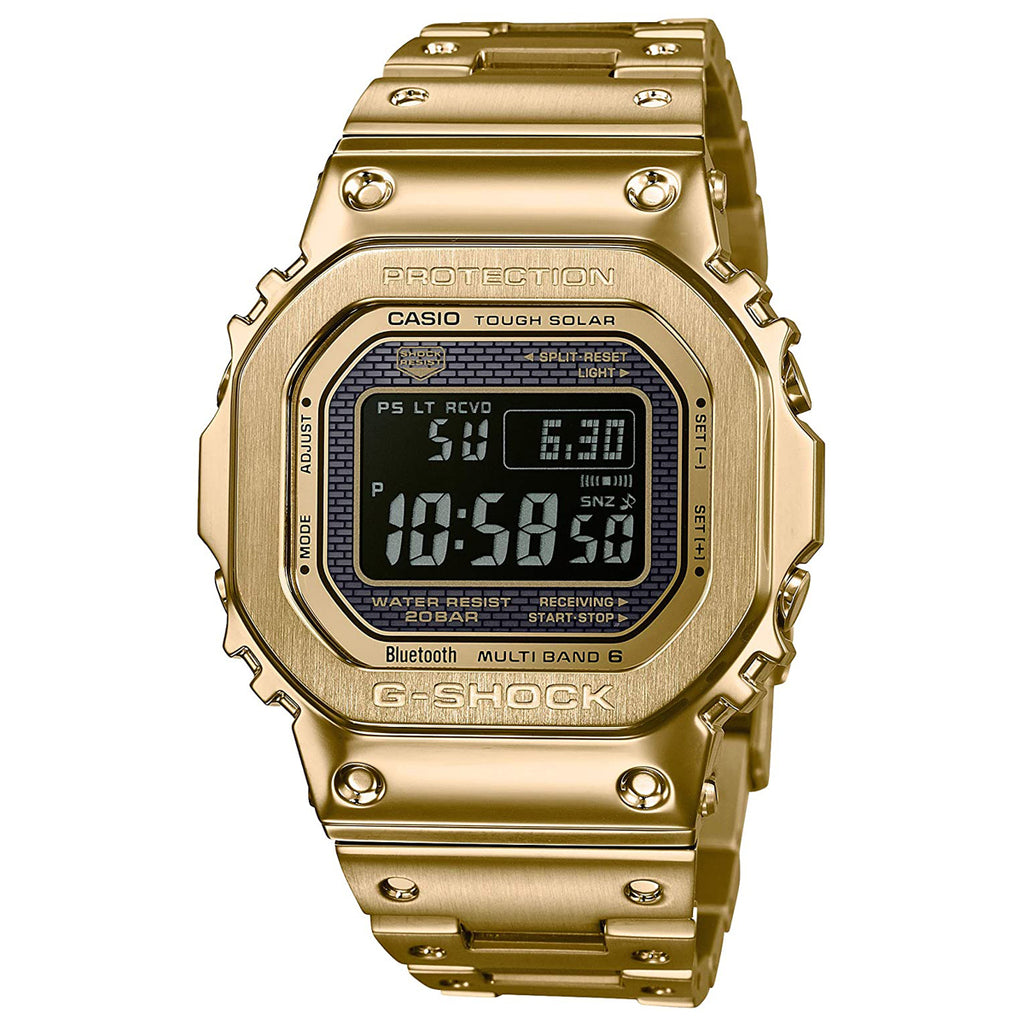 Casio G-Shock FULL METAL 5000 Steel Mens Gold Watch GMWB5000GD-9