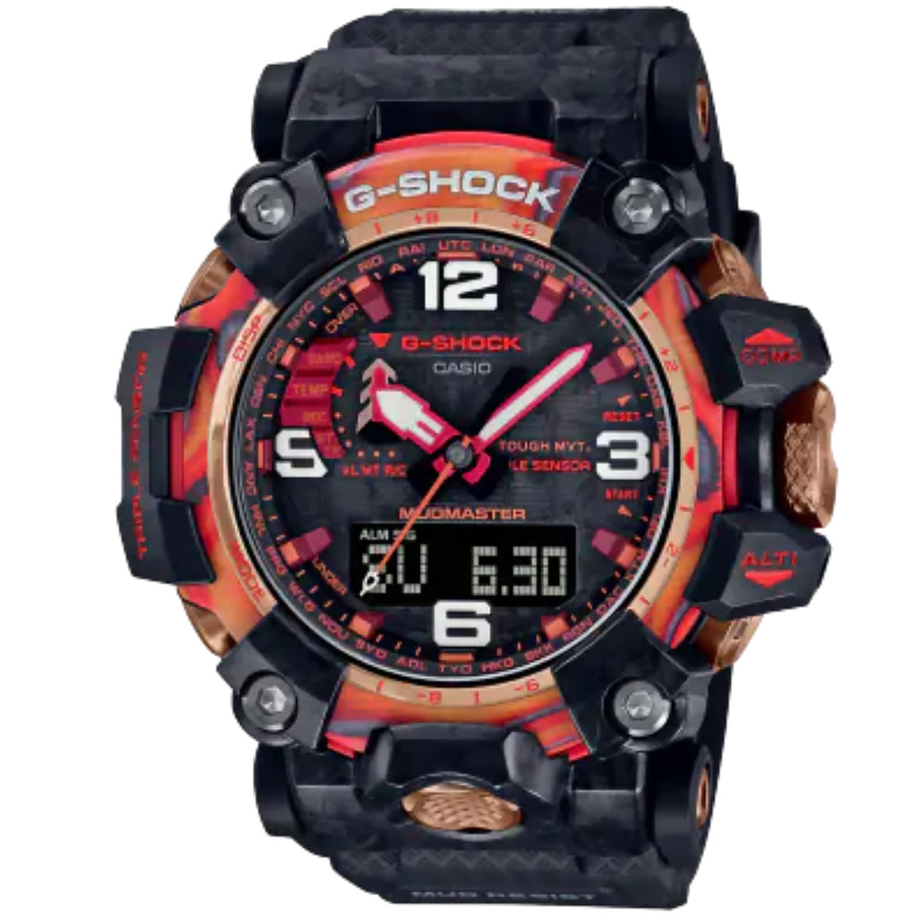 Casio G-Shock - 40th Anniversary Flare Red Master OF G - Land Mudmaster - GWG2040FR-1A