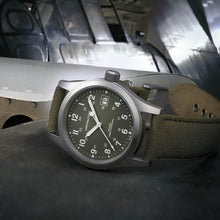 Load image into Gallery viewer, Hamilton - Khaki Field 38 mm Officer Mechanical Canvas Green Dial - H69439363