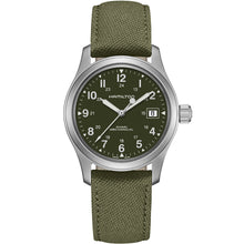 Load image into Gallery viewer, Hamilton - Khaki Field 38 mm Officer Mechanical Canvas Green Dial - H69439363