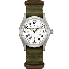 Load image into Gallery viewer, Hamilton - Khaki Field 38 mm Mechanical White Dial Military - H69439411