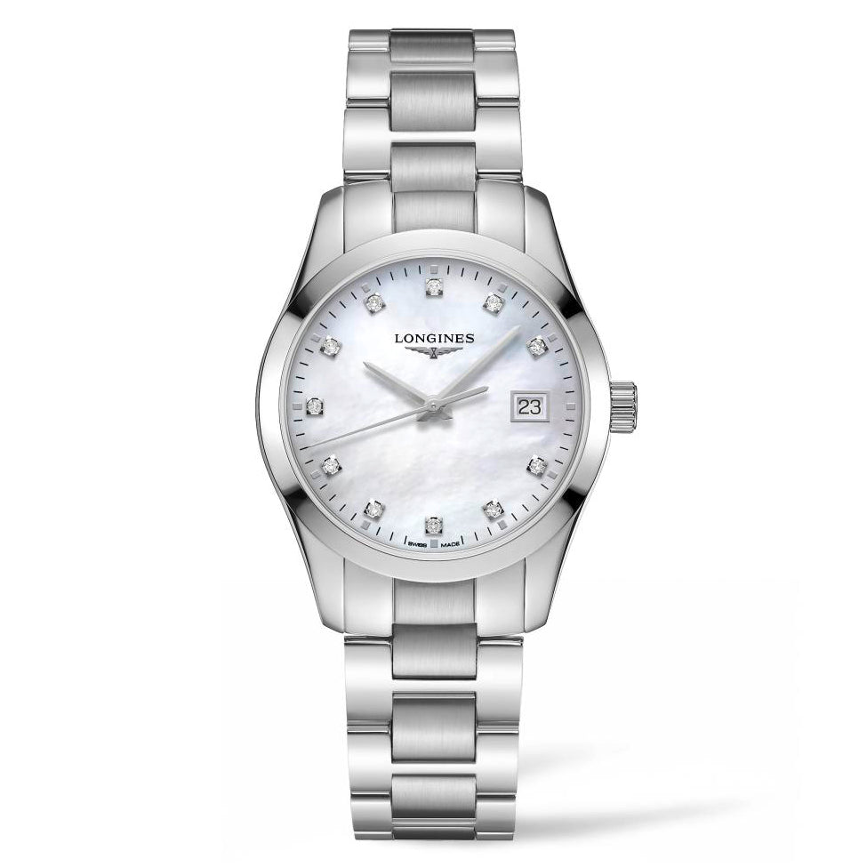 Longines - Conquest Classic Mother of Pearl Diamond Dial 34 mm - L23864876