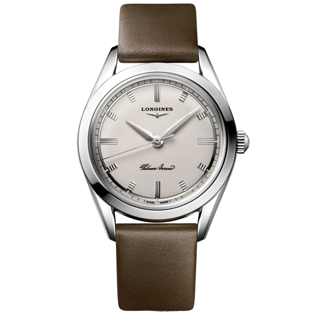 Longines - Heritage Classic 38.5 mm "Silver Arrow" Automatic - L28344722