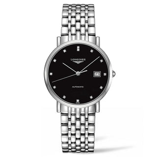 Longines - Elegant Collection 37 mm Black Diamond Dial - L48104576