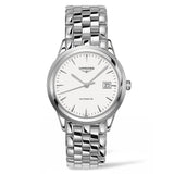 Longines - Flagship 38.5 Automatic Stainless Steel White Dial Date - L48744126
