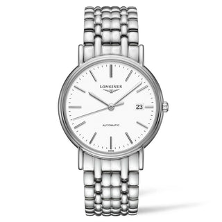 Longines - Presence 38.5 mm Automatic Stainless Bracelet Date - L49214126