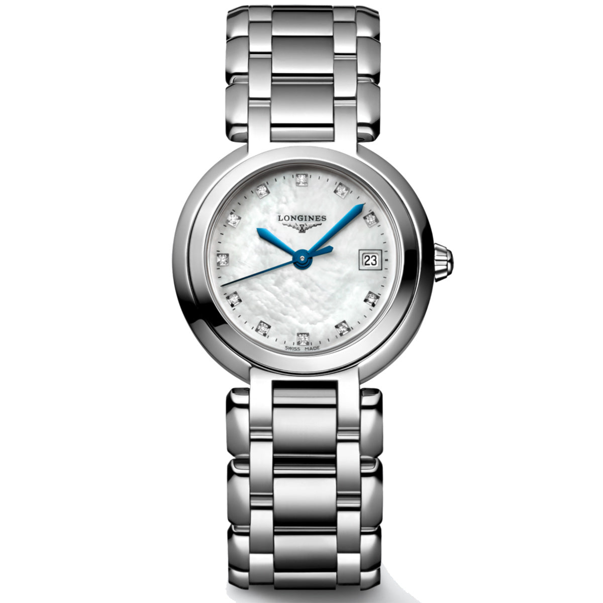 Longines - PrimaLuna Women's Mother of Pearl Diamond Dial - L81104876 ...