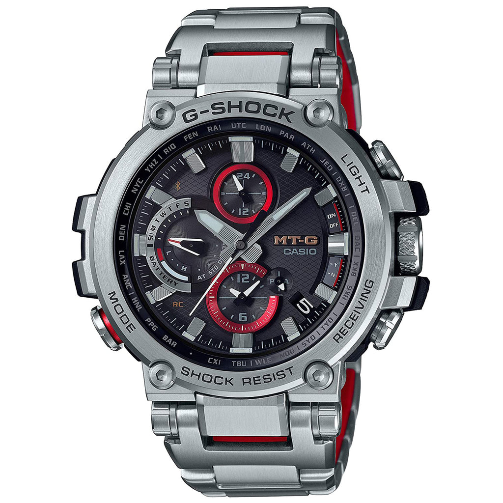 Casio G-Shock MT-G CONNECTED ENGINE Solar Steel Watch MTG-B1000D 