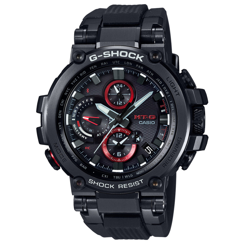Casio G-Shock MT-G CONNECTED ENGINE Solar GPS Watch MTG-B1000B-1A