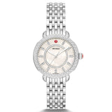 Michele - Sidney Collection - Classic - Stainless - Diamond - White MOP Dial - MWW30B000001