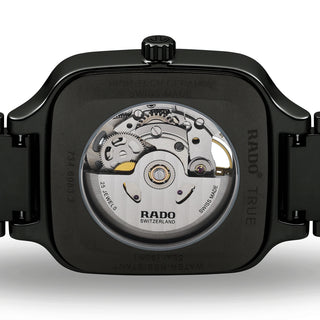 Rado - True Square 38 mm Automatic Black Ceramic Open Heart - R27086162