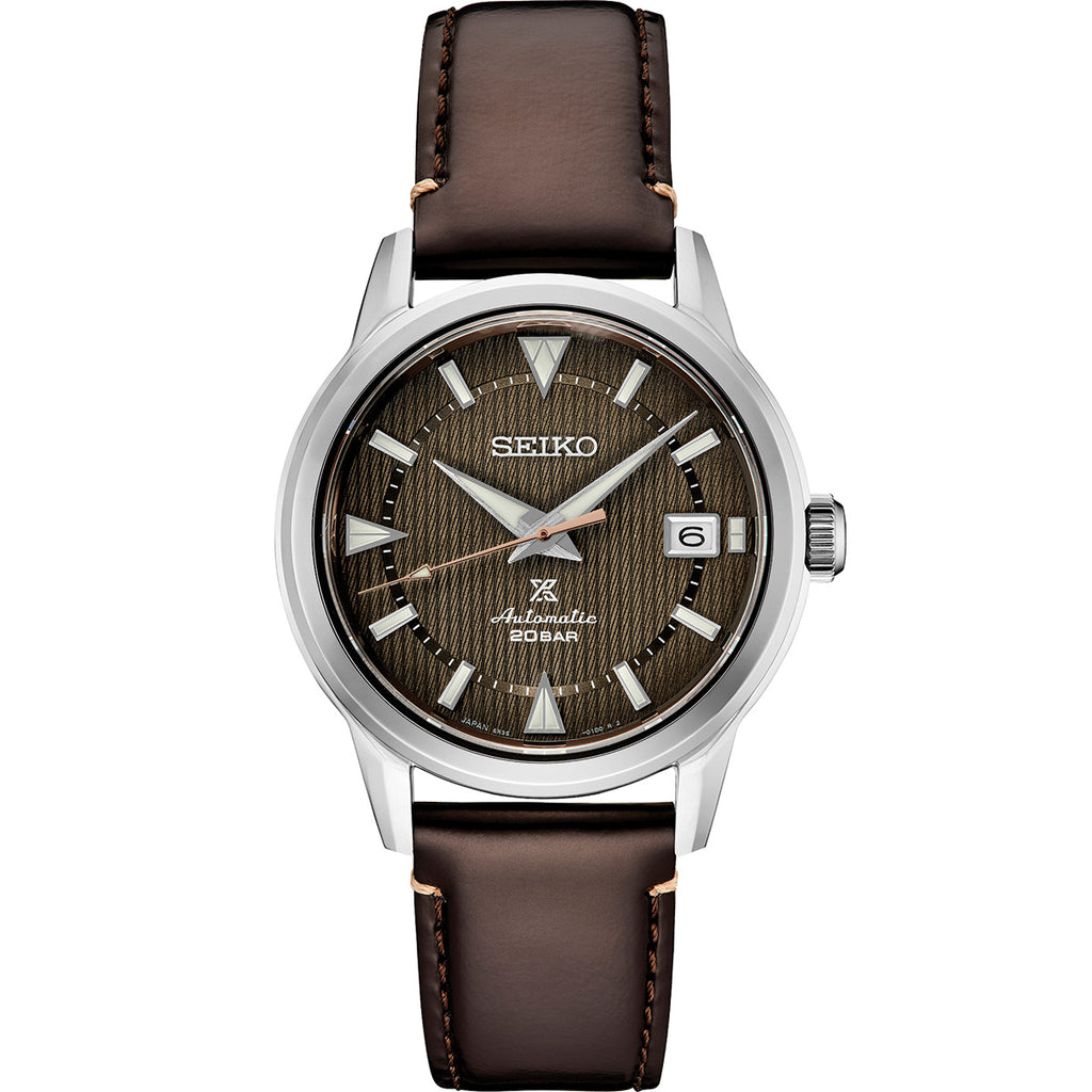 Seiko - 1959 Alpinist Reinterpretation Automatic Brown Dial Watch - SPB251