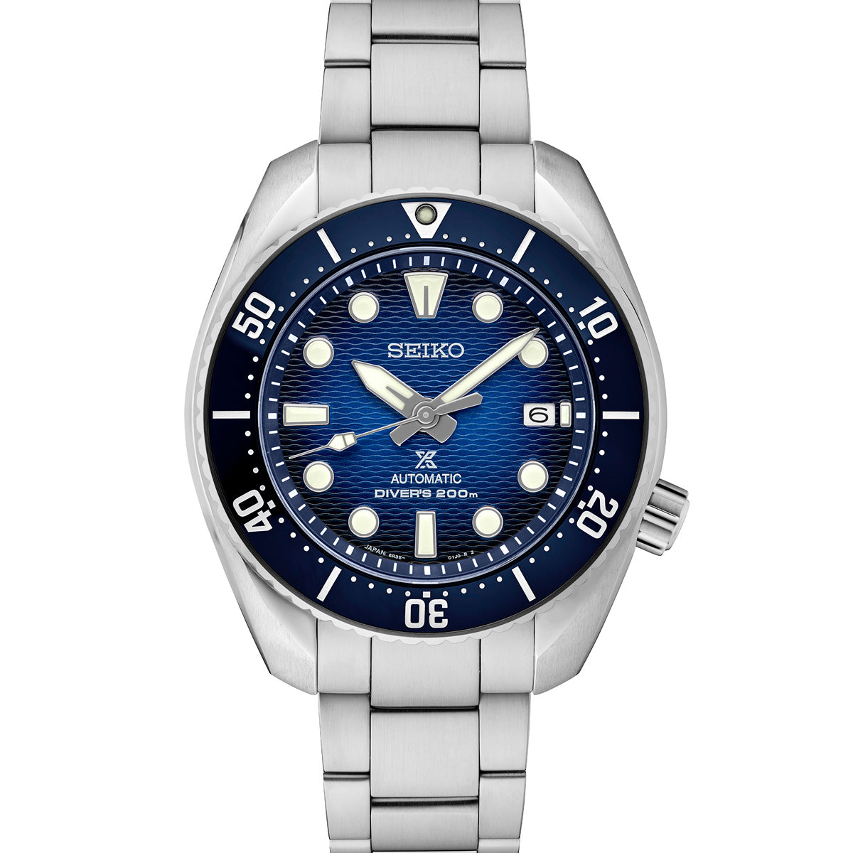 Seiko Prospex Blue Dial Blue Ceramic Bezel Diver's Re