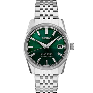 Seiko - King Seiko Automatic 3 Days Green Dial Bracelet - SPB373