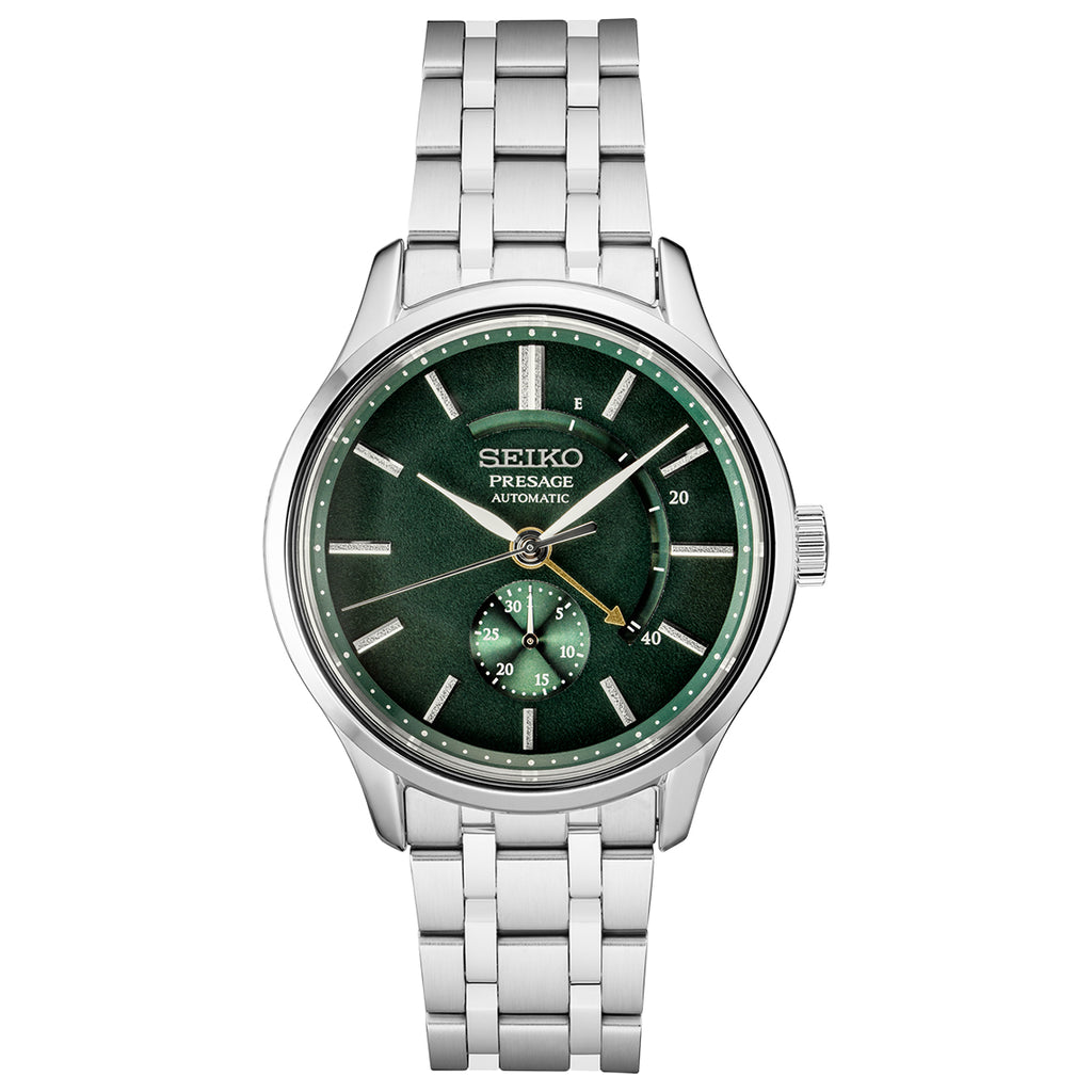 Seiko - Presage Power Reserve Green Dial Stainless Automatic - SSA397