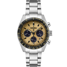 Load image into Gallery viewer, Seiko - Speedtimer Prospex Solar Chronograph Gold Dial Stainless Steel - SSC817