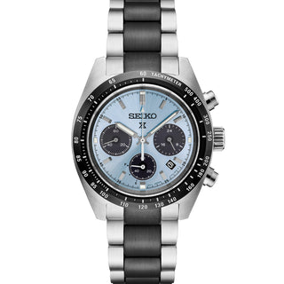 Seiko - Prospex Speedtimer Pale Blue Solar Chronograph - SSC909