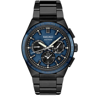 Seiko - Astron GPS Solar 5-X Titanium Blue Dial Dual Time - SSH121