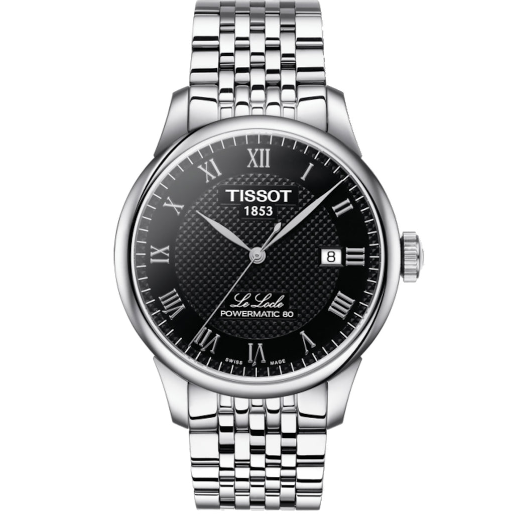 Tissot - Le Locle Powermatic 80 Stainless Bracelet Date - T0064071105300