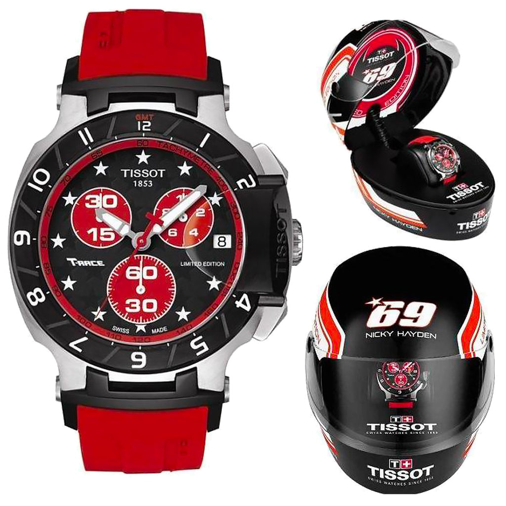 Tissot - T-Race Nicky Hayden Black/Red Dial Limited Edition - T0484172705102