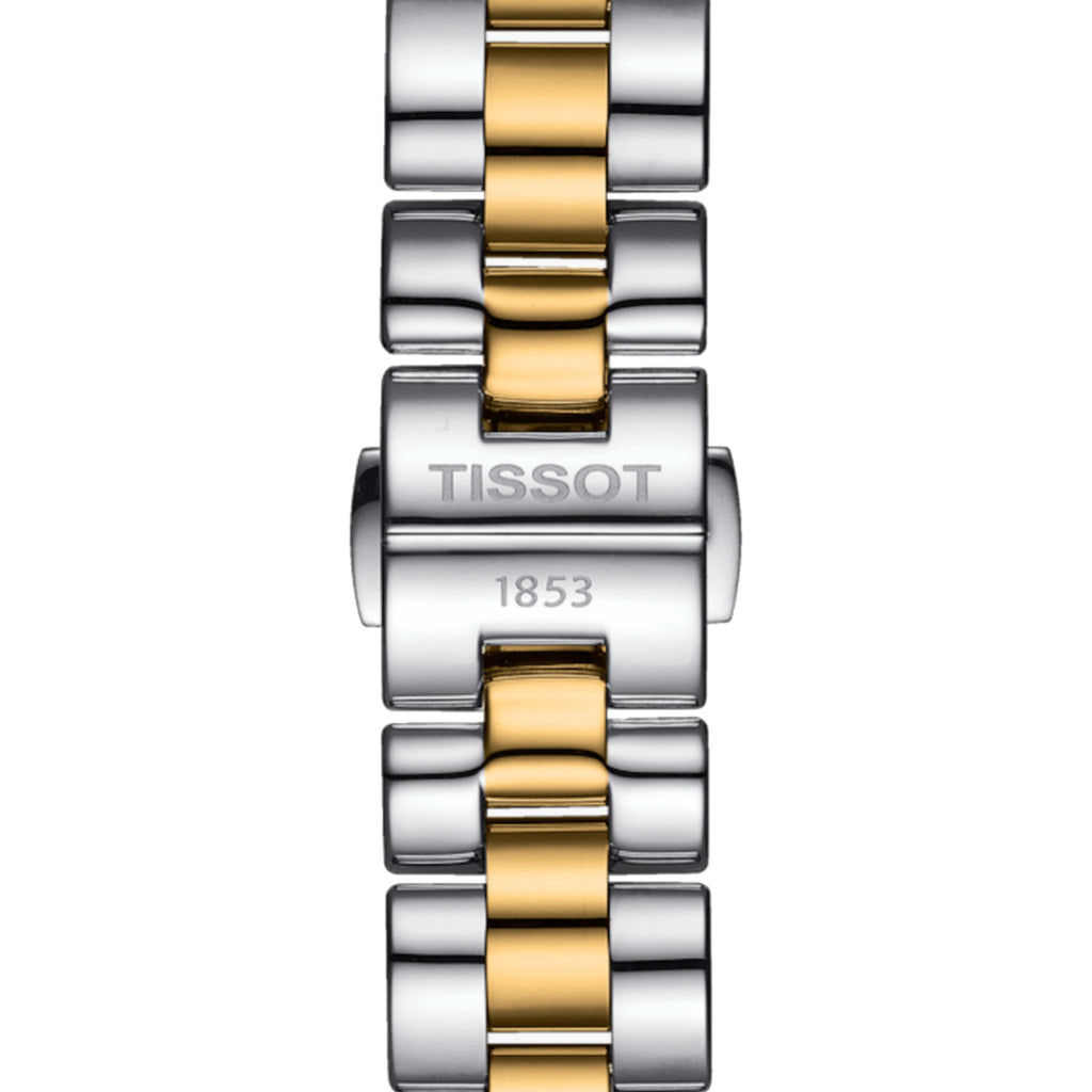Tissot - T-Wave 30 mm Mother of Pearl Dial Two Tone Ladies - T1122102211300