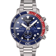 Load image into Gallery viewer, Tissot - Seastar 1000 Chronograph Blue Dial &quot;Pepsi&quot; Bezel - T1204171104103