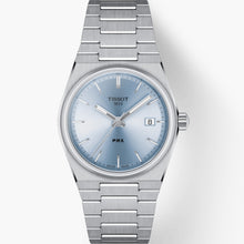 Load image into Gallery viewer, Tissot - PRX 35 mm Quartz Baby Blue Dial Stainless Bracelet Date - T1372101135100