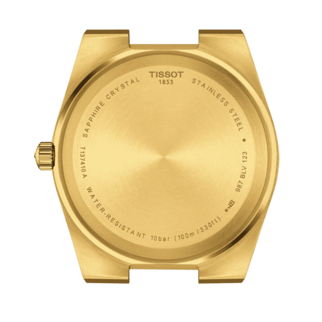Tissot - PRX 40 mm Quartz Champagne Dial Yellow Gold PVD Case - T1374103302100