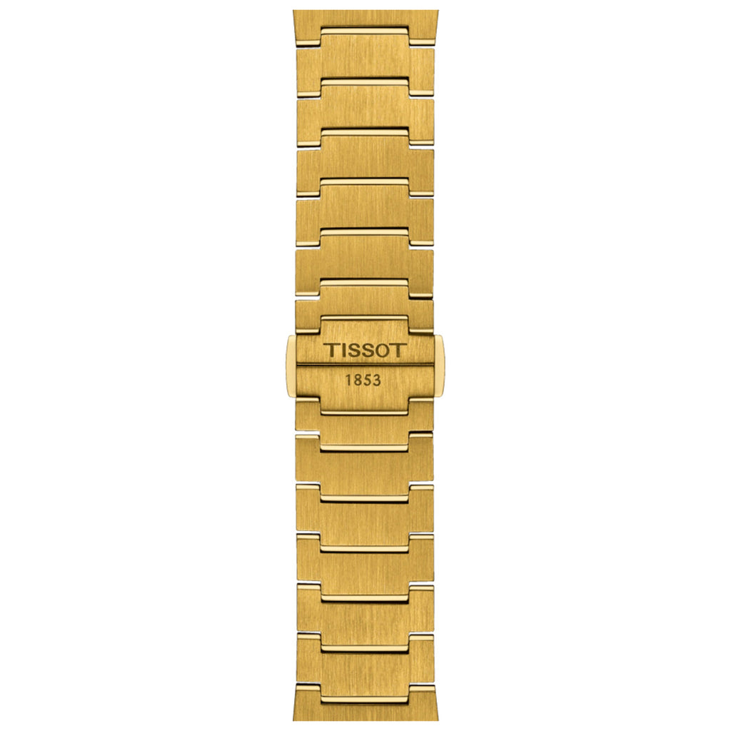 Tissot - PRX 40 mm Quartz Champagne Dial Yellow Gold PVD Case - T1374103302100