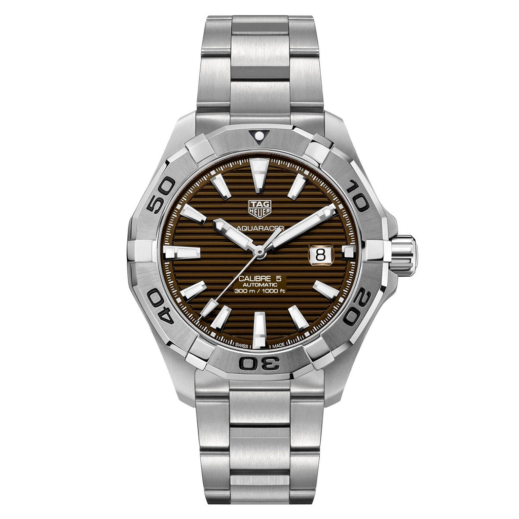 Tag Heuer - Aquaracer - Steel Bezel - Automatic watch 43mm - WAY2018.BA0927