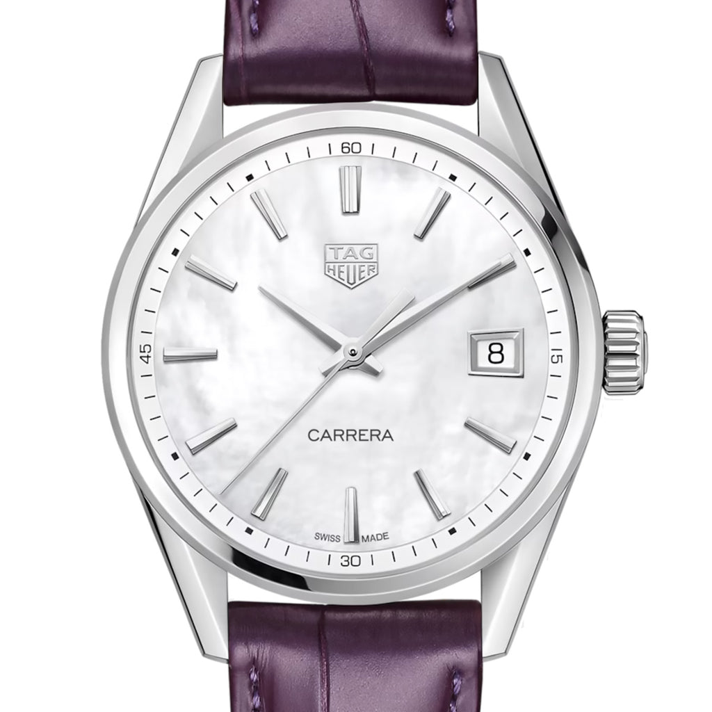 Tag Heuer - Carrera 36 mm Women's Mother of Pearl Dial - WBK1311.FC8261