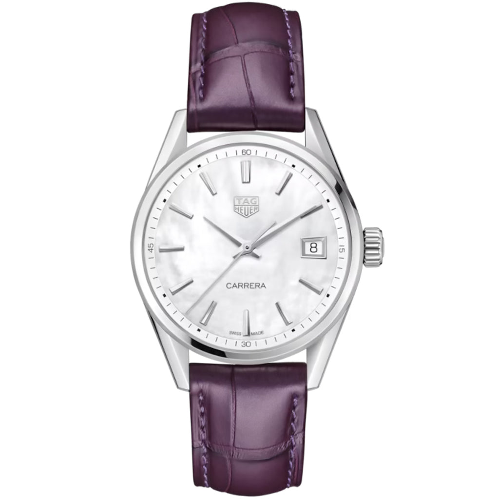 Tag Heuer - Carrera 36 mm Women's Mother of Pearl Dial - WBK1311.FC8261