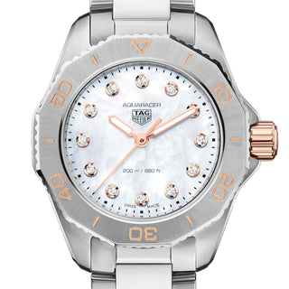 TAG Heuer - Aquaracer 30 mm Women's Professional 200 Mother of Pearl Diamond - WBP1450.BA0622