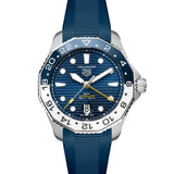 TAG Heuer - Aquaracer 43 mm GMT Professional 300 Blue Rubber - WBP2010.FT6198