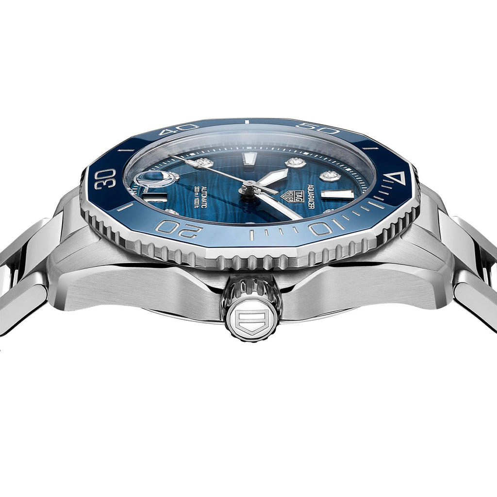 Tag Heuer - Aquaracer 36 mm Women's Professional 300 Blue Diamond Dial - WBP231B.BA0618