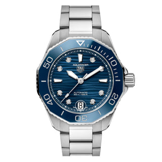TAG Heuer - Aquaracer 36 mm Women's Professional 300 Blue Diamond Dial - WBP231B.BA0618