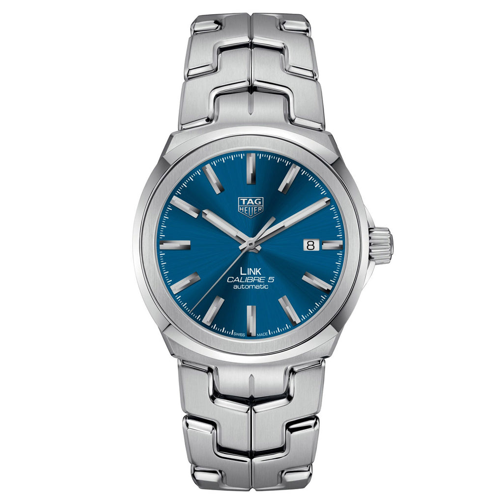 Tag Heuer - Link 41 mm Blue Dial Caliber 5 Automatic - WBC2112.BA0603