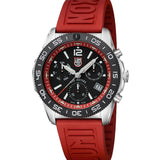 Luminox - Pacific Diver Stainless Chronograph Red Rubber Band 44 mm - XS.3155