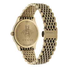 Load image into Gallery viewer, Gucci - G-Timeless Slim 36 mm Sun-Brushed Bee Seconds Hand Gold PVD - YA1264155