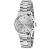 Gucci G-Timeless With Bee Motif 32 mm Silver Dial Stainless Steel Bracelet - YA1265031