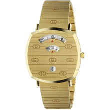 Load image into Gallery viewer, Gucci Grip M3 Minute Hour Date Windows PVD Yellow Gold Case - YA157409
