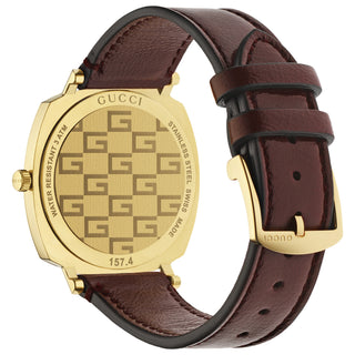 Gucci Grip M3 Minute Hour Date Windows PVD Yellow Gold Case - YA157411