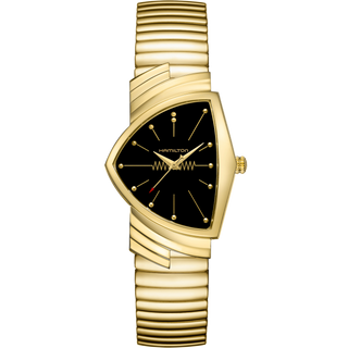 Hamilton - Ventura Quartz Yellow Gold PVD Flexible Bracelet  - H24301131