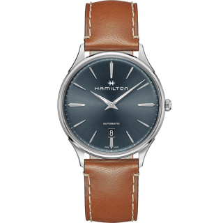 Hamilton - Jazzmaster 40 mm Thinline Automatic Blue Dial - H38525541