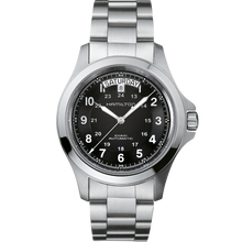 Load image into Gallery viewer, Hamilton - Khaki Field 40 mm King Automatic Stainless Bracelet Day Date - H64455133