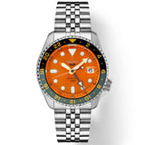Seiko - 5 Sports SKX GMT Orange Dial Automatic Stainless Date - SSK005